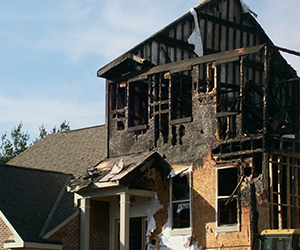 Fire & Theft - Moblo Fleming, P.C. - fire-burnt-house